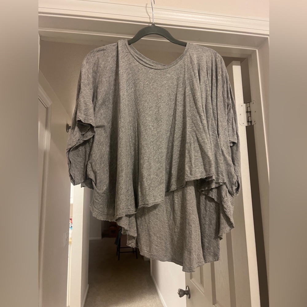 Grey Flowy Urban Outfitters T-Shirt